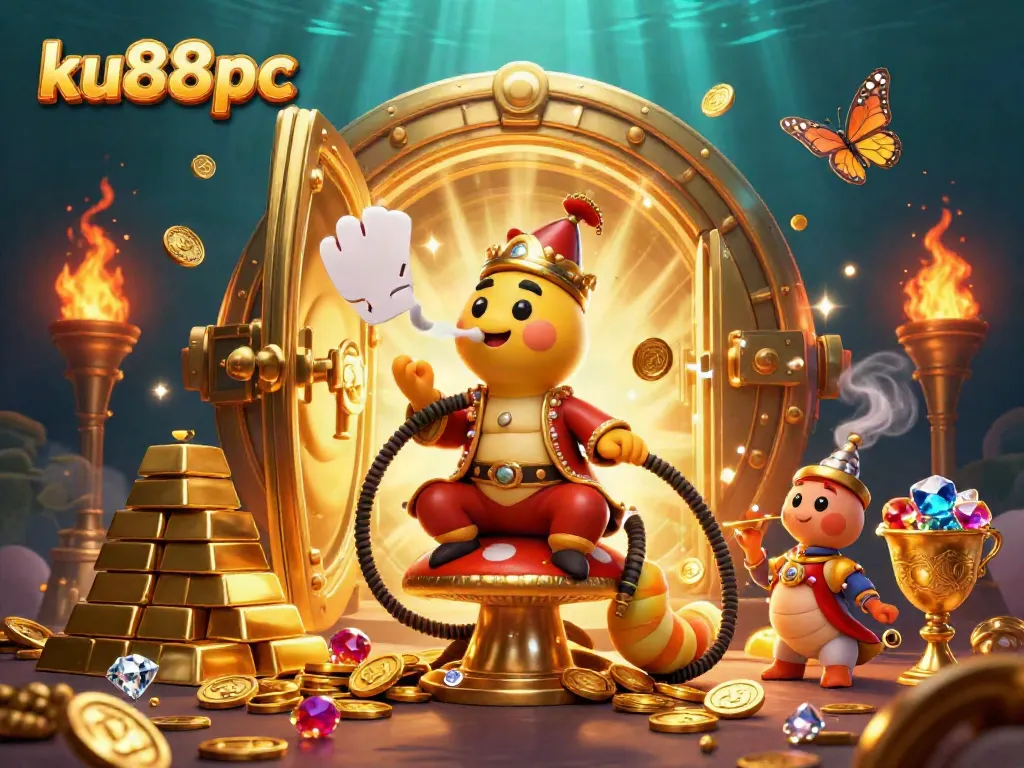 Experience thrilling bets on ku88pc with an imaginative digital casino scene full of sparkling treasures.