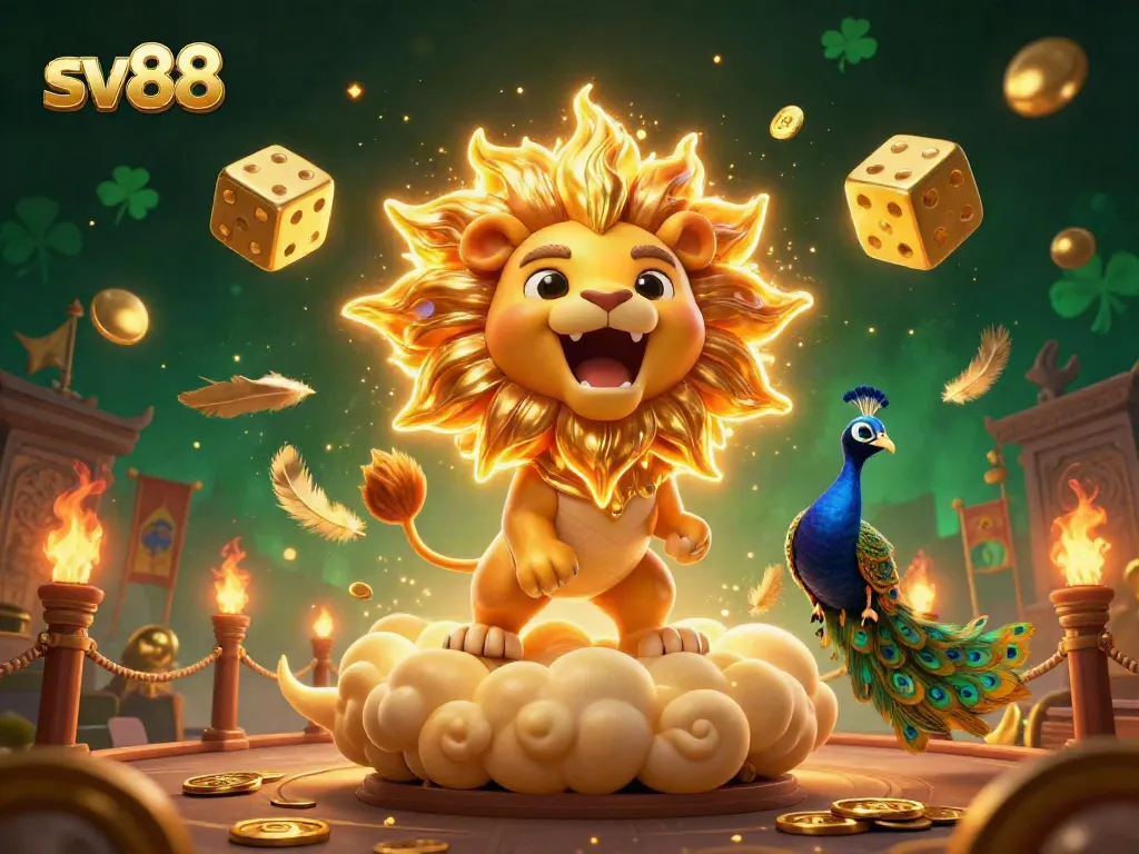 Experience the thrilling world of sv88 with casino-themed characters and dynamic elements bursting with excitement.