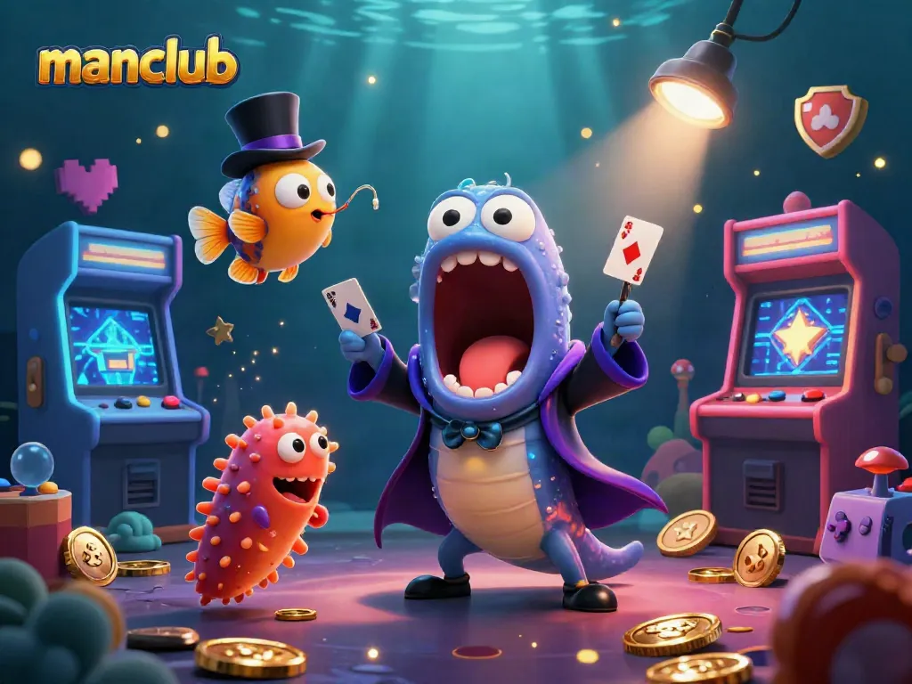 Experience winning strategies at manclub casinos with vibrant underwater characters and games.